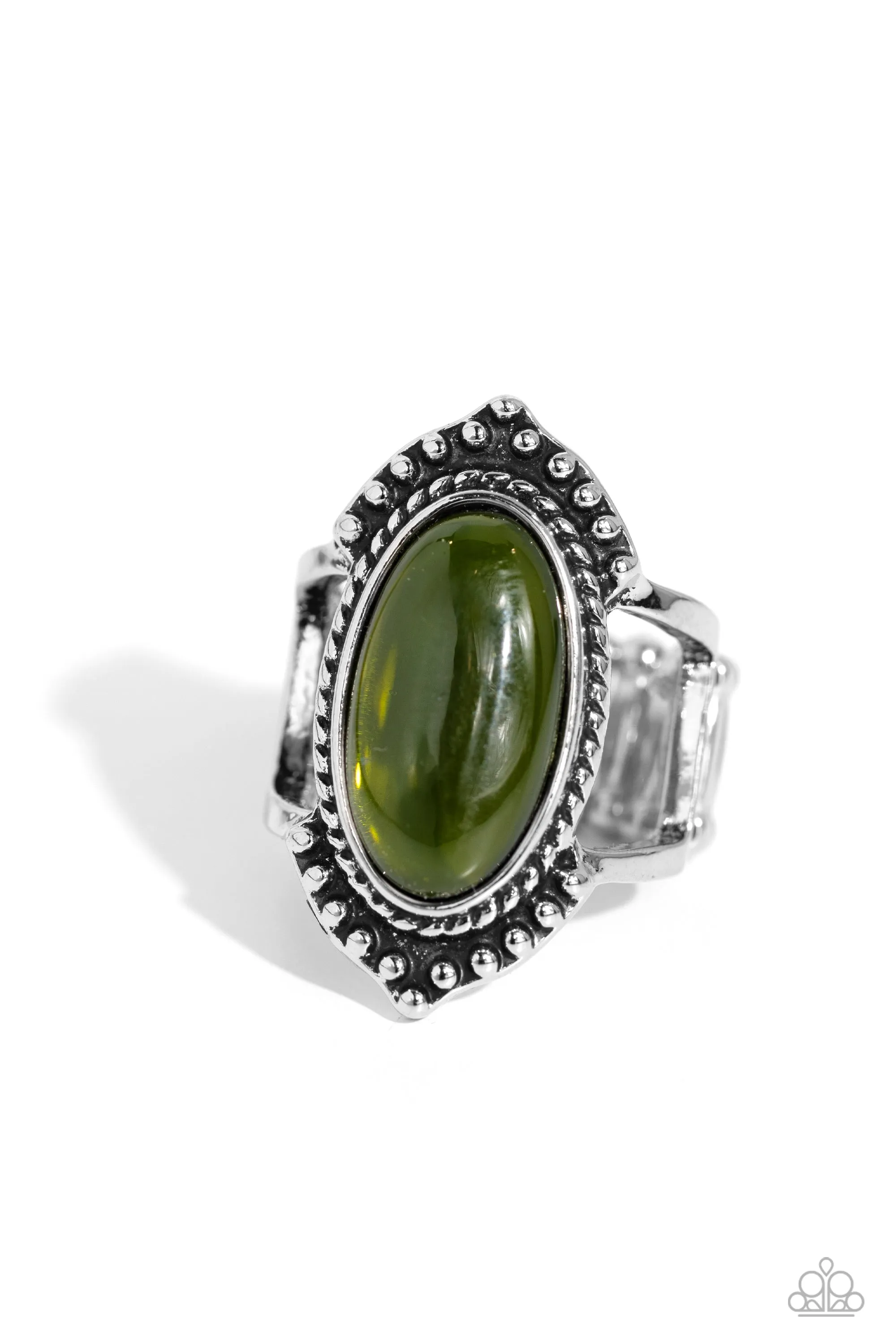 Coquettishly Casablanca -Green Ring