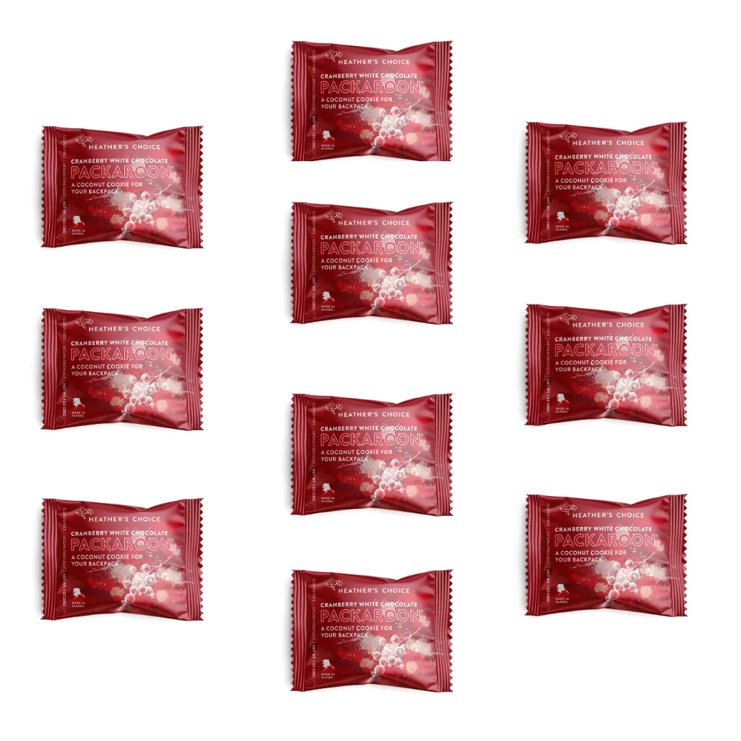 Cranberry White Chocolate Packaroons® (Ten Pack)