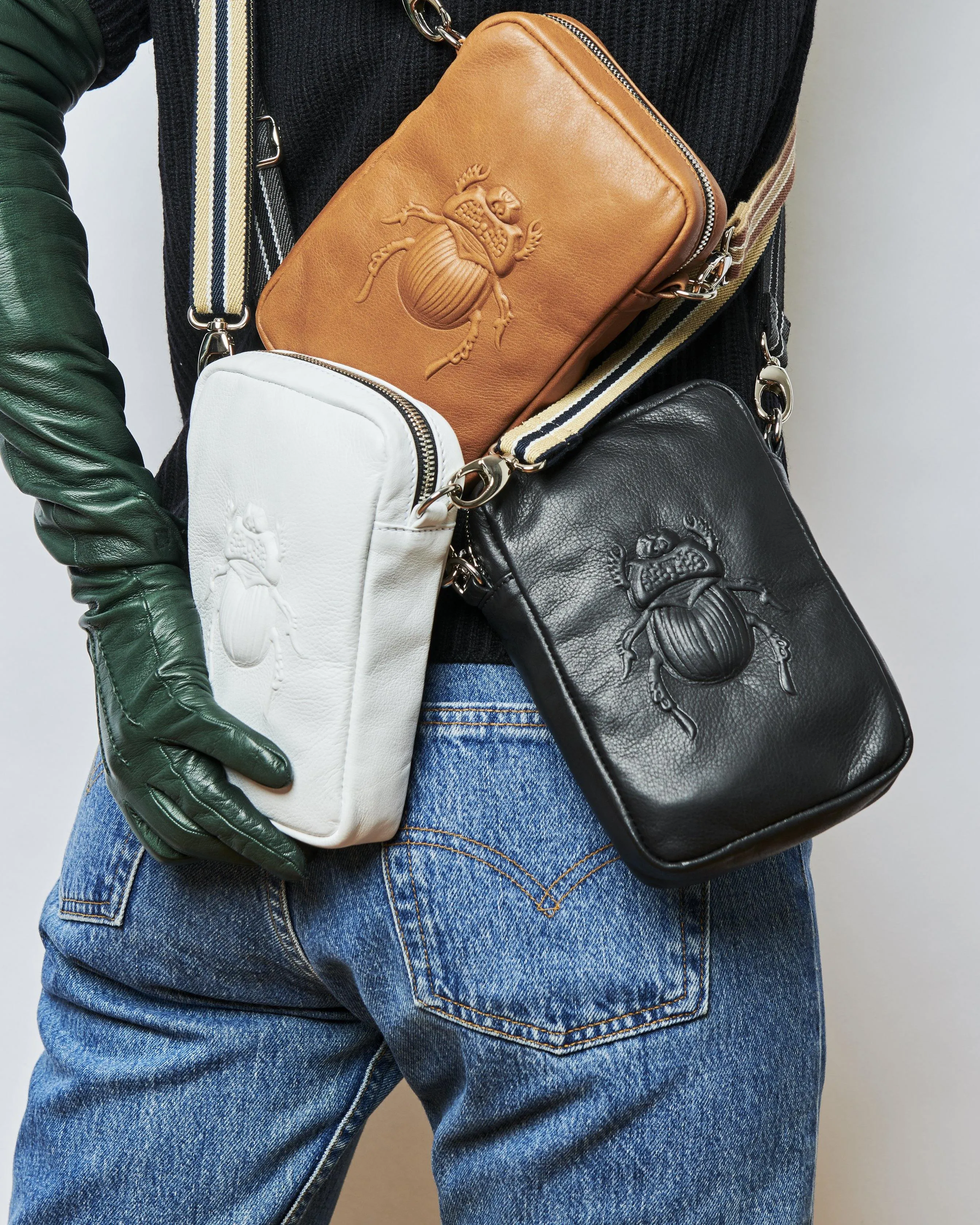 Crossbody Bag - Scarabmotive Cognac