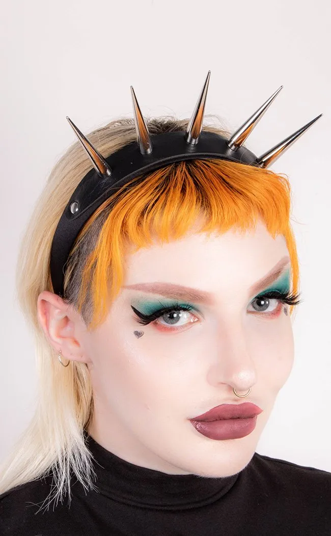 Crown of Thorns Headband | Silver