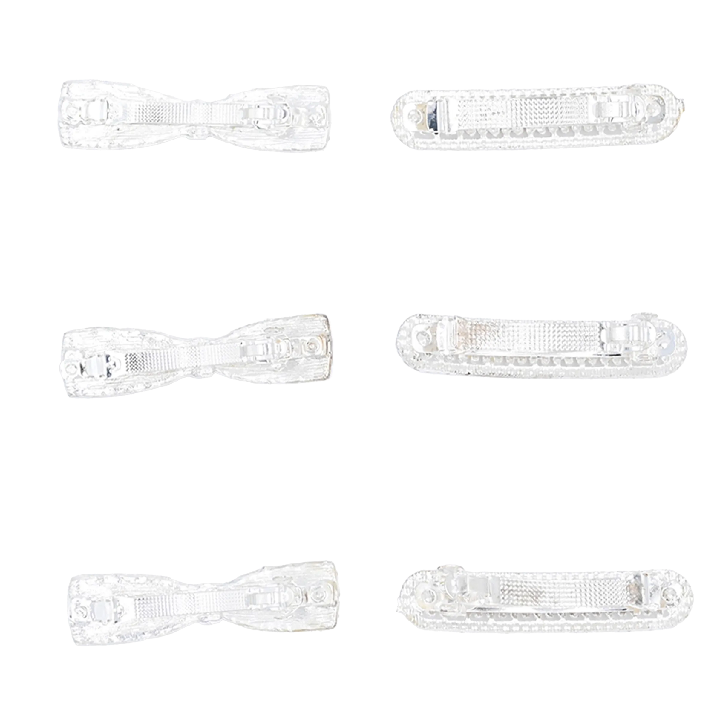 Crystal Bow and Pearl Studded Hairclip Set