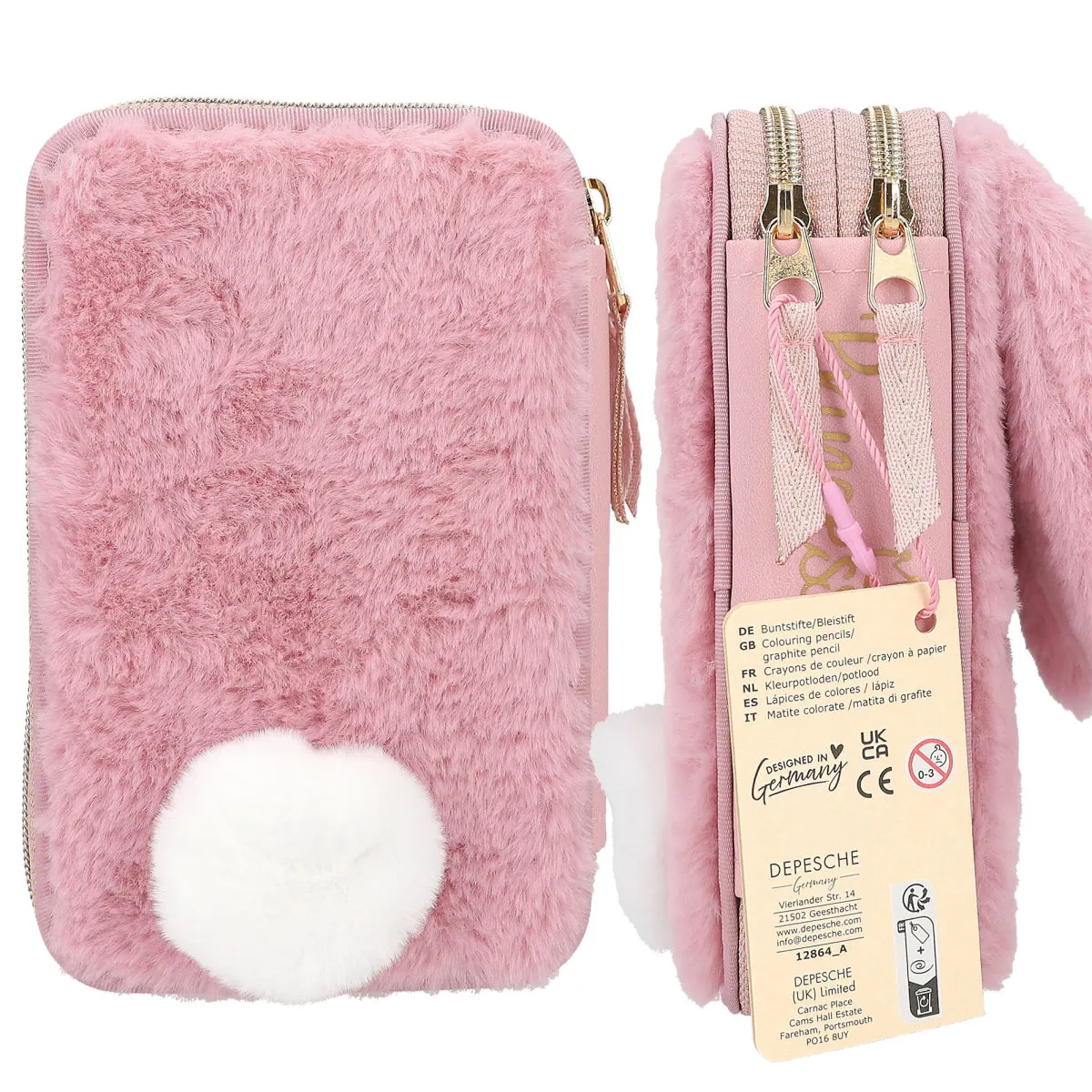 Depesche Princess Mimi Pencil Case Fur