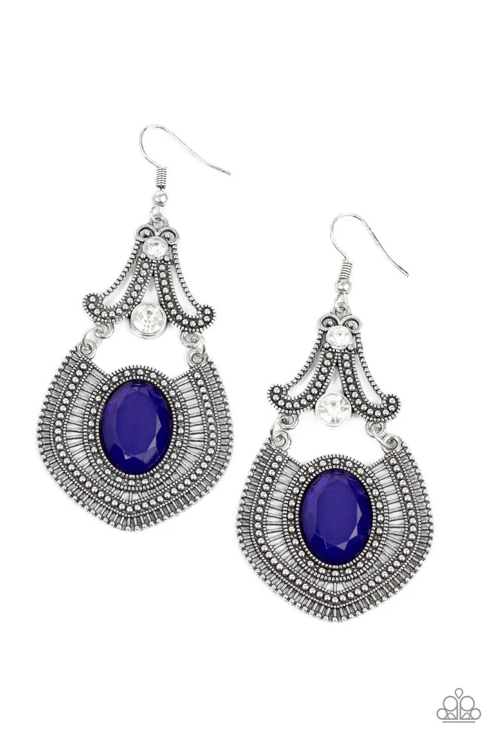 Earrings Panama Palace - Blue E376