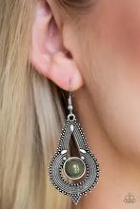Earrings Zoomin Zumba - Green E297