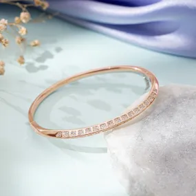 Elegant 925 Sterling Silver CZ Studded silver Bracelet