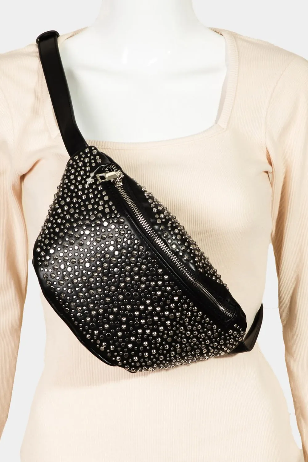 Famous Studded Belt Bag