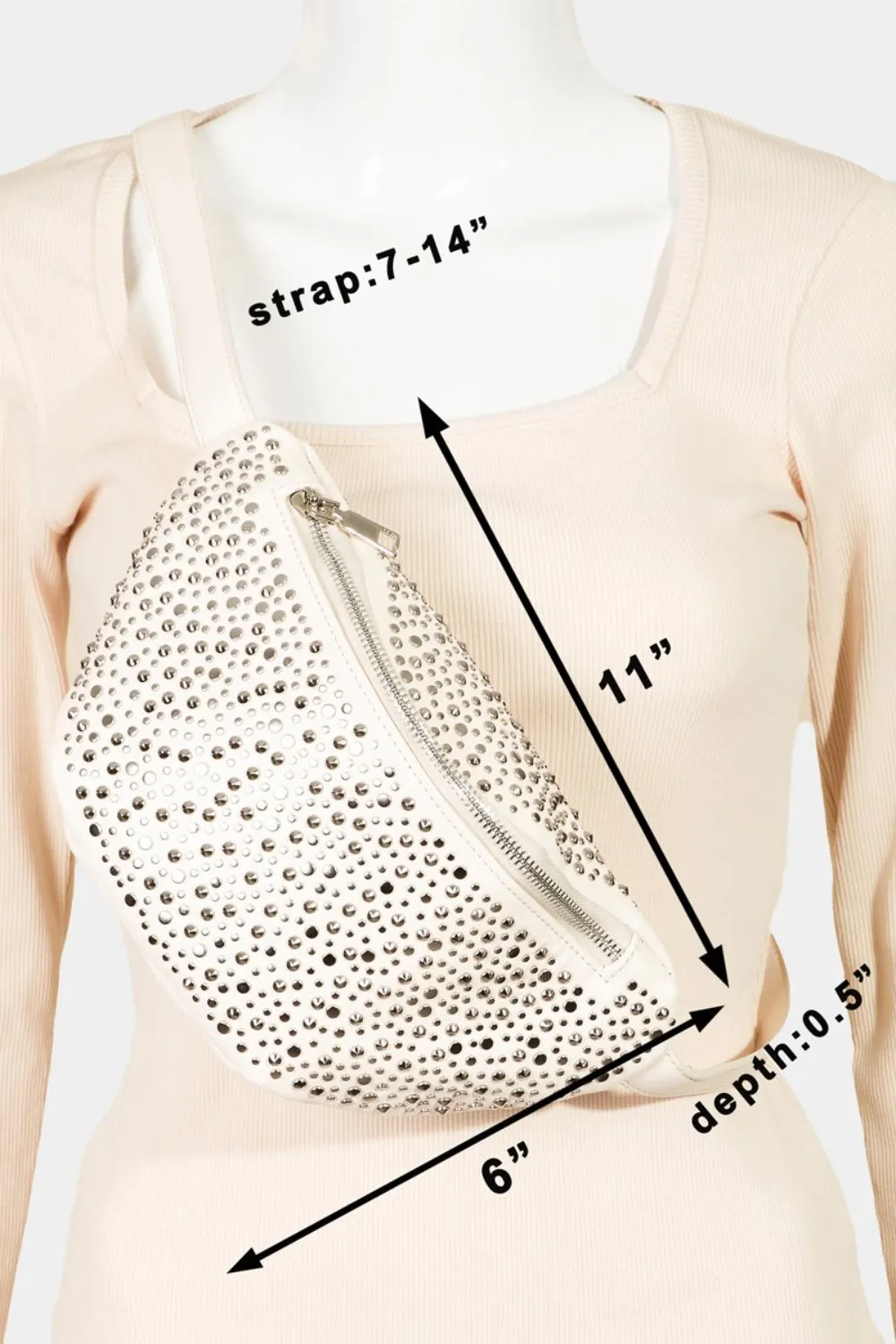 Famous Studded Belt Bag