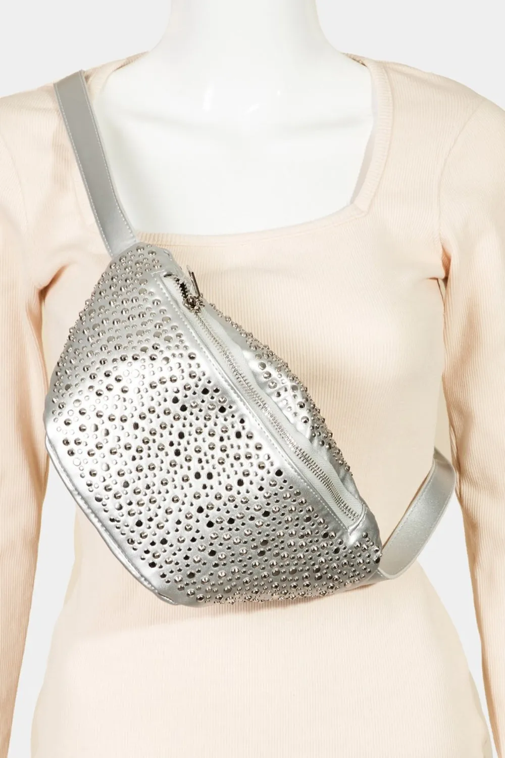 Famous Studded Belt Bag