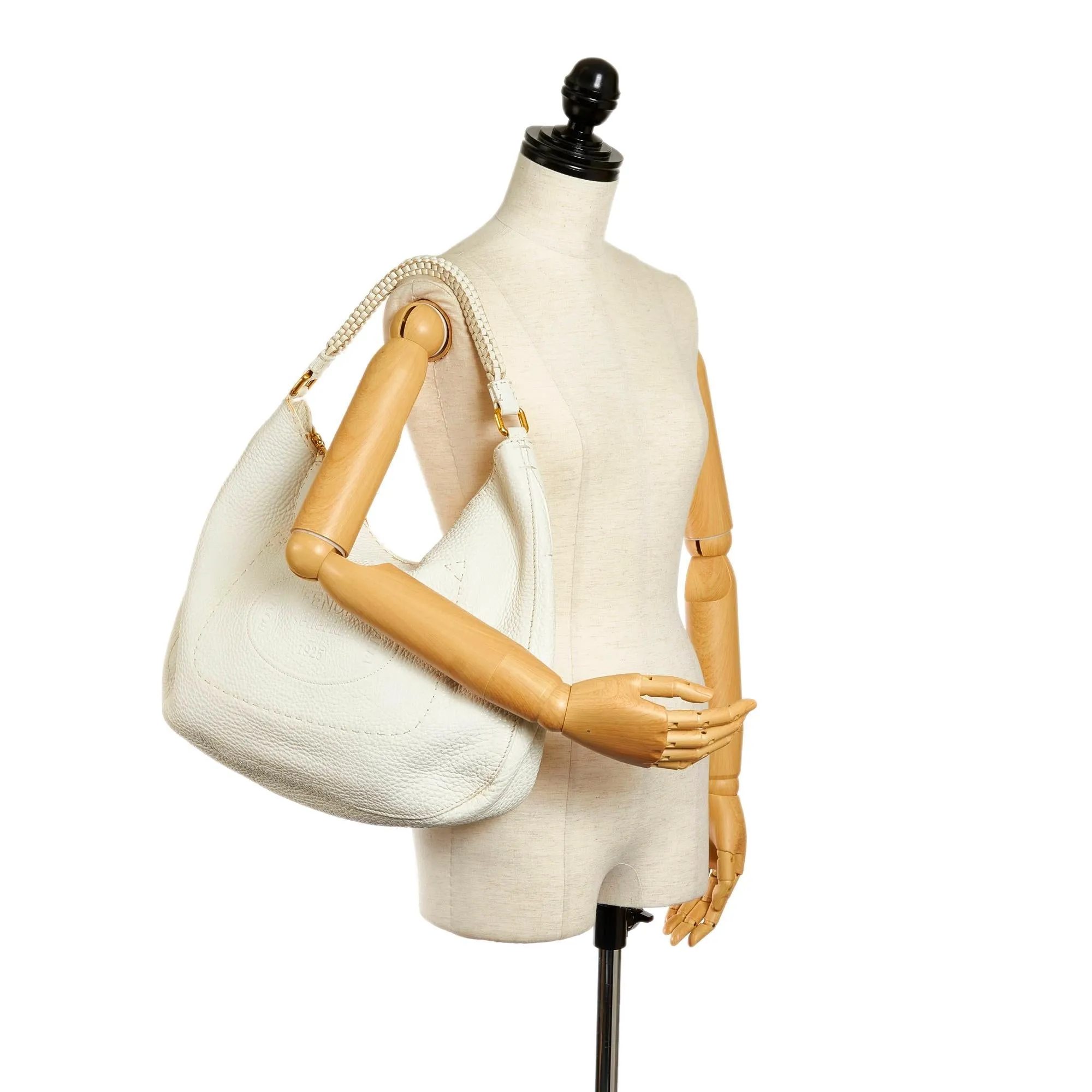Fendi Selleria Leather Hobo Bag (SHG-33574)