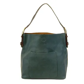 Joy Susan Classic Hobo Handbag Dark Teal