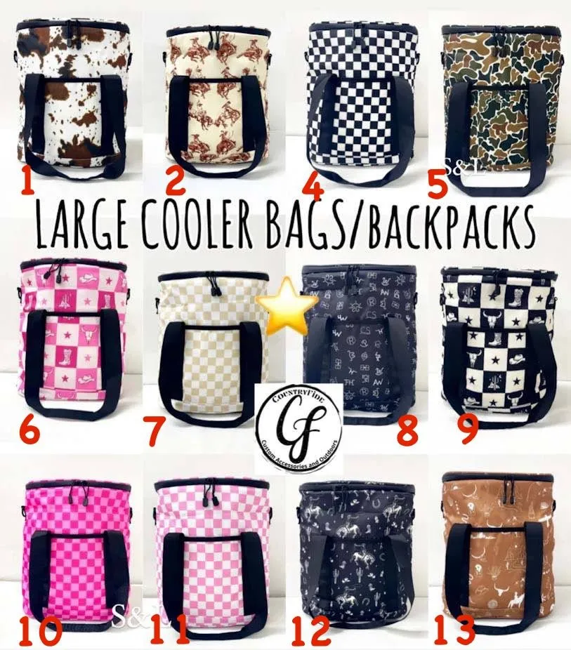 LARGE BACKPACK COOLERS - (Duck Camo only left)