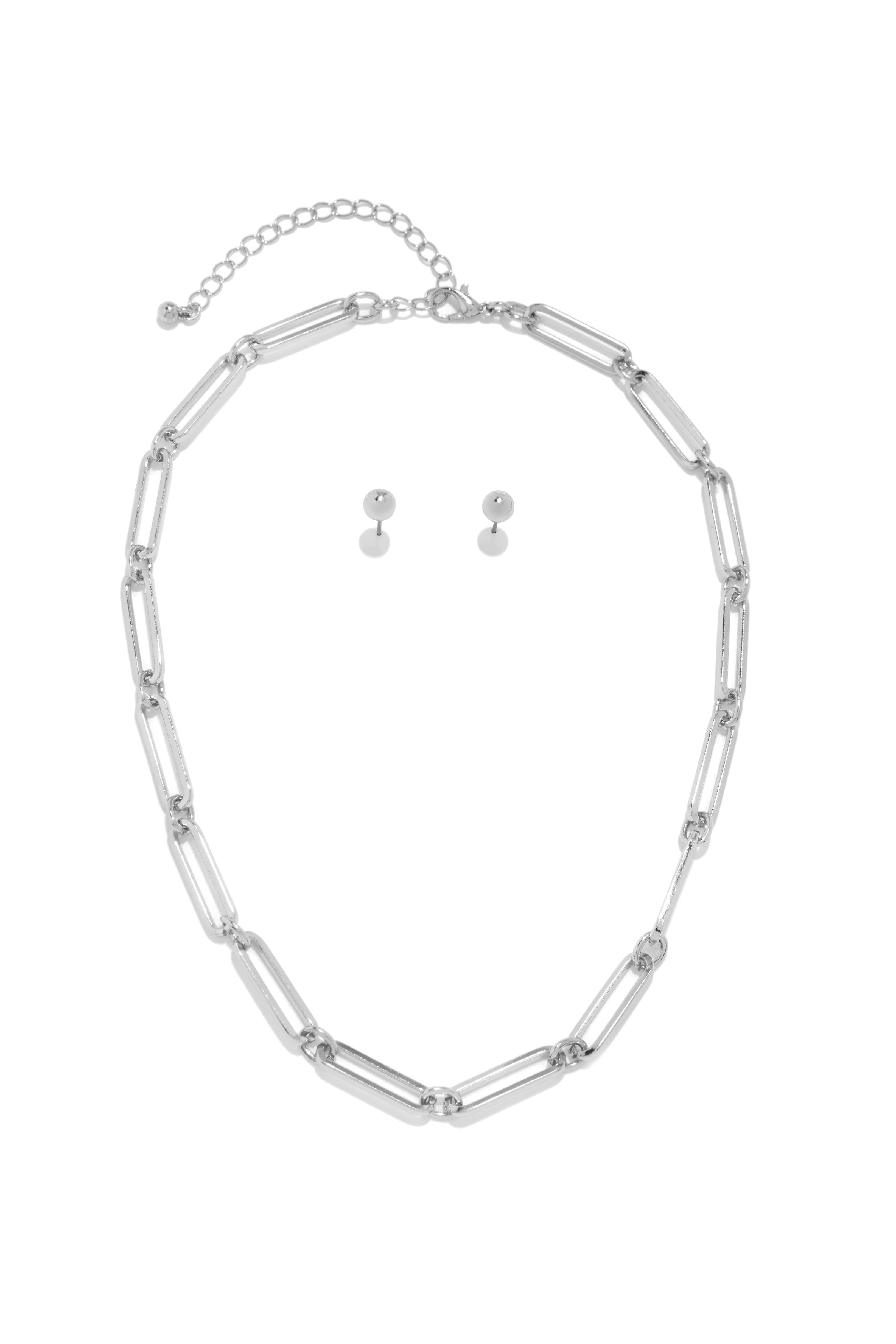 Liandra Chain Link Necklace - Gold