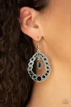 Malibu Mardi Gras - Black Earrings