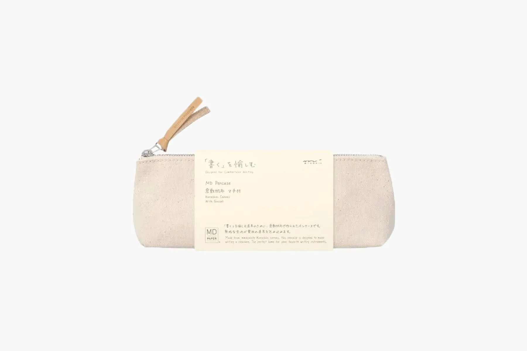 Midori Pencase Kurashiki Canvas with Gusset