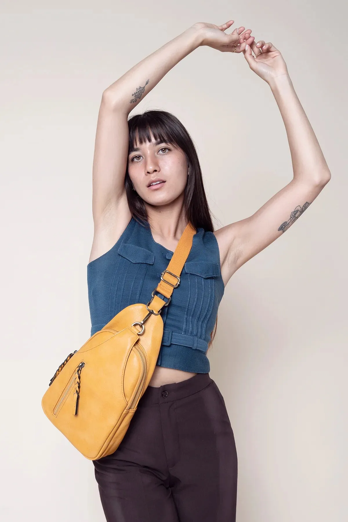 Nikki Vegan Leather Sling Bag