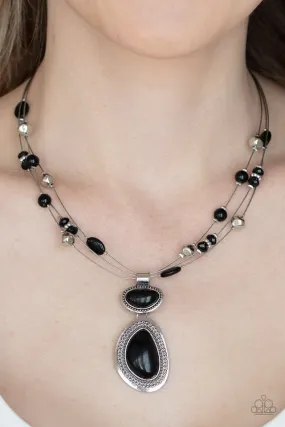 Paparazzi Necklace ~ Discovering New Destinations - Black