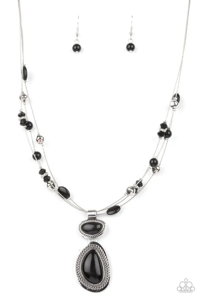 Paparazzi Necklace ~ Discovering New Destinations - Black