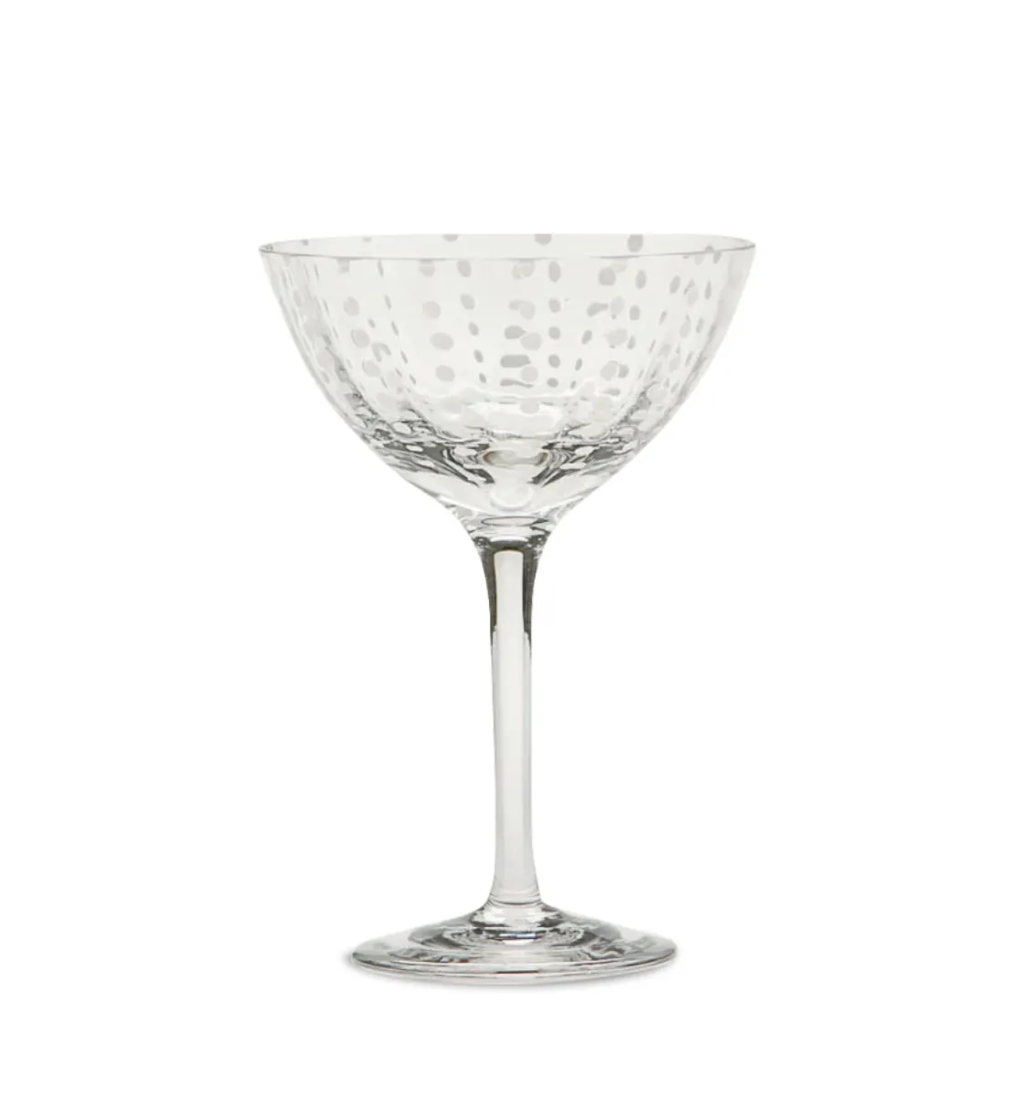 Perle Cocktail Coupe - Stripes and Dots