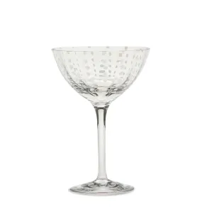 Perle Cocktail Coupe - Stripes and Dots