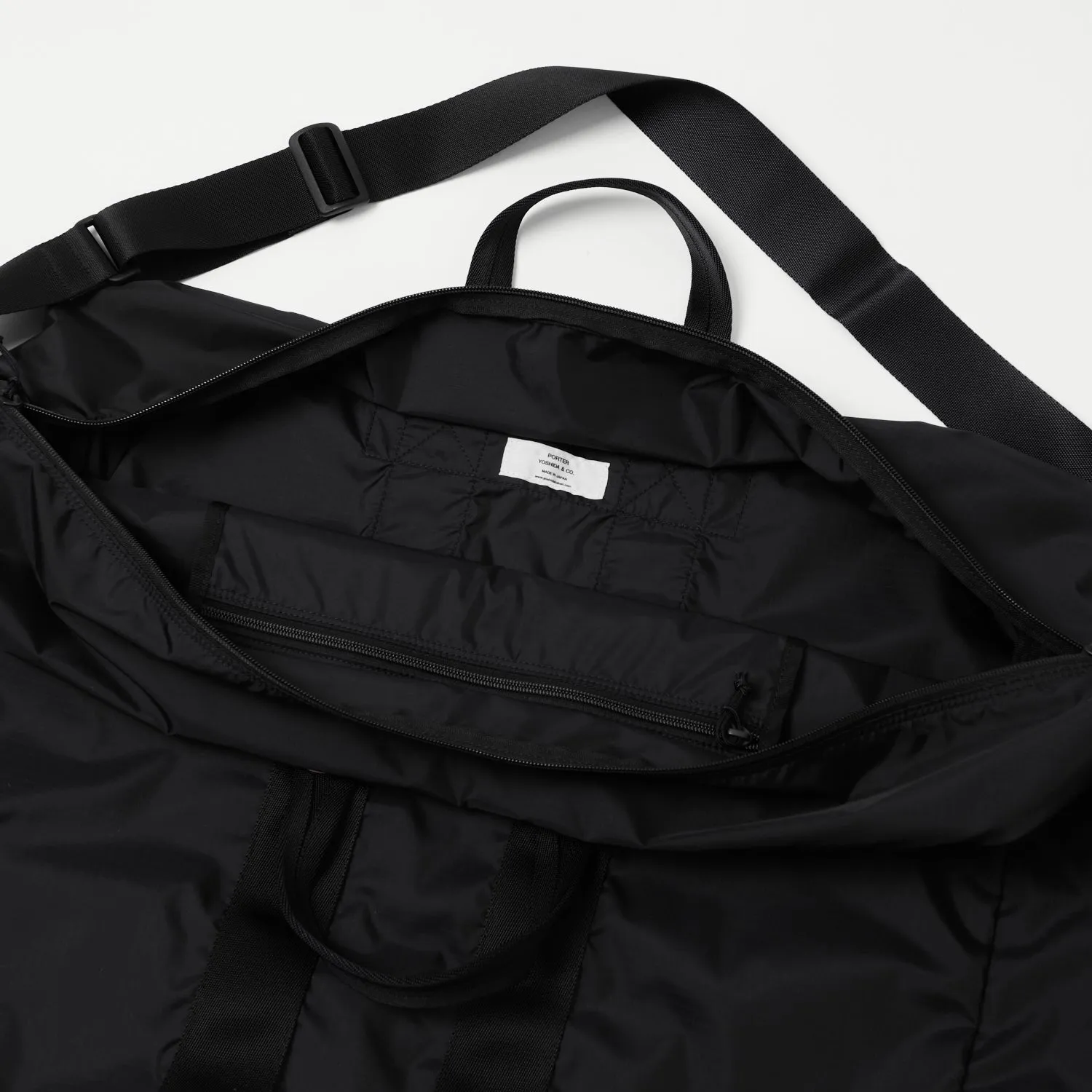 Porter-Yoshida & Co. Large Flex 2-Way Duffle Bag - Black