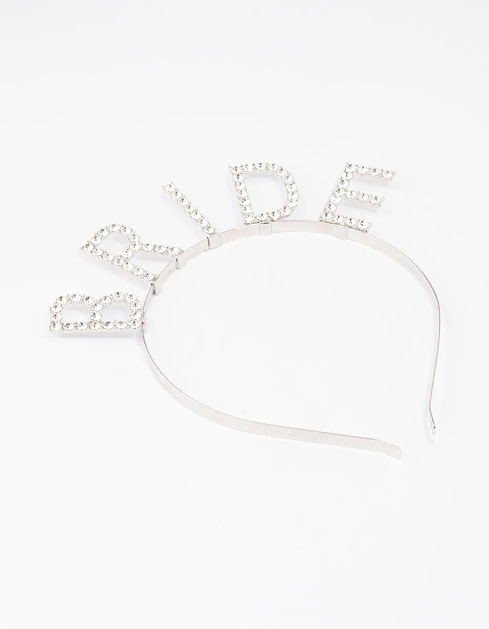 Rhodium Diamante Bride Headband