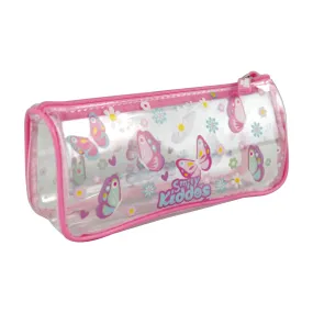 Smily Butterfly Transparent Pencil Pouch Sk11003079