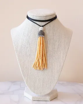 Tassel Necklace | Champagne